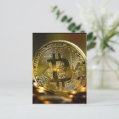 bitmunt briefkaart (Staand voorkant)