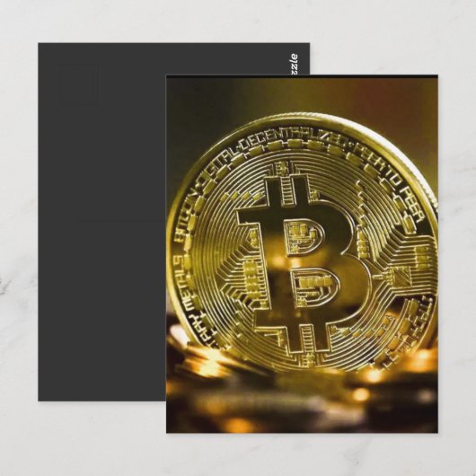 bitmunt briefkaart (Voorkant / Achterkant)