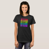 Bitmunt Btc Crypto Currency Wallet Money Blockchai T-shirt (Voorkant volledig)