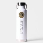 Bitmunt BTC Crypto Digital Logo Waterfles (Voorkant)