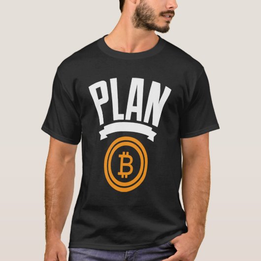 Bitmunt BTC Plan B  Cryptocurrency Satoshi T-shirt (Voorkant)