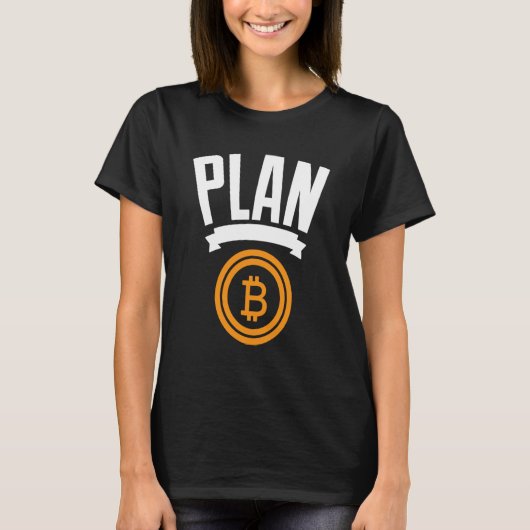Bitmunt BTC Plan B Cryptocurrency Satoshi T-shirt (Voorkant)