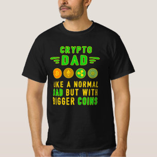 Bitmunt Crypto Father Dad Trader Crypto T-shirt