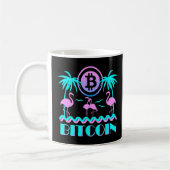 Bitmunt Crypto Retro 80s Flamingo Koffiemok (Links)