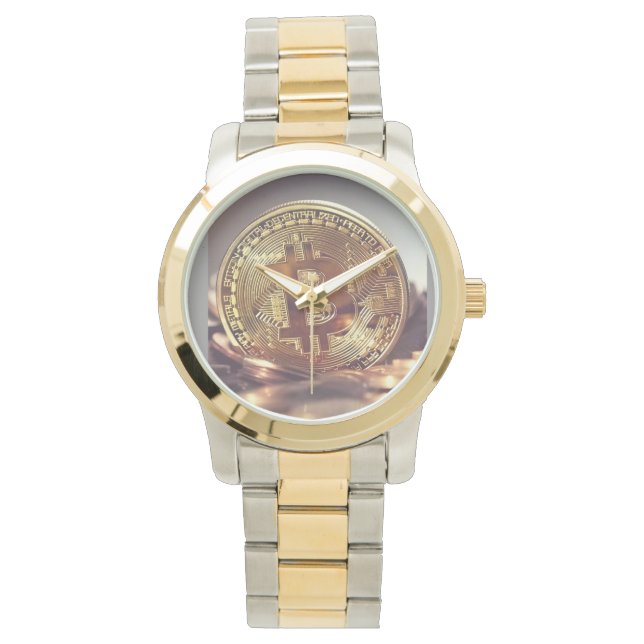 bitmunt, crypto watch horloge (Voorkant)