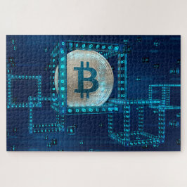 Bitmunt Cryptocurrency Blockchain Blue Silver Legpuzzel