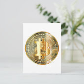 Bitmunt cryptovaluta briefkaart (Staand voorkant)