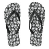 Bitmunt Distress Black Coin Logo Teenslippers (Voetbed)
