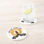 Bitmunt Forever Zandsteen Onderzetter (Zijkant)