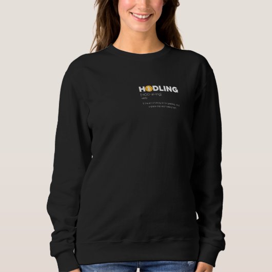 Bitmunt Funny Hodl Cryptocurrency Trui (Voorkant)