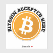Bitmunt geaccepteerd hier - digitale cryptocurrenc sticker (Vel)