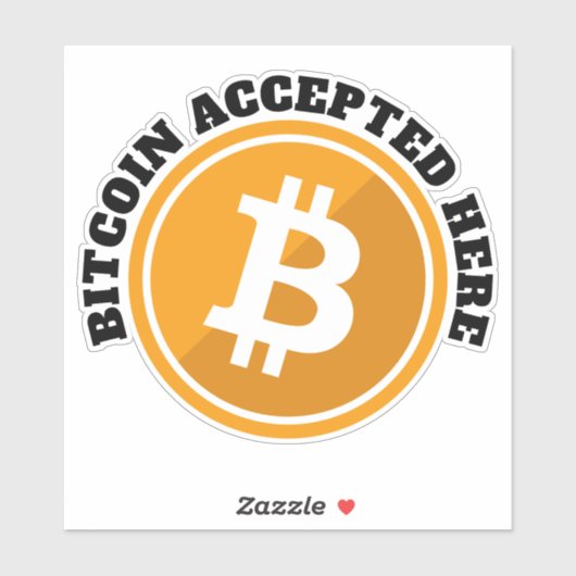 Bitmunt geaccepteerd hier - digitale cryptocurrenc sticker (Vel)