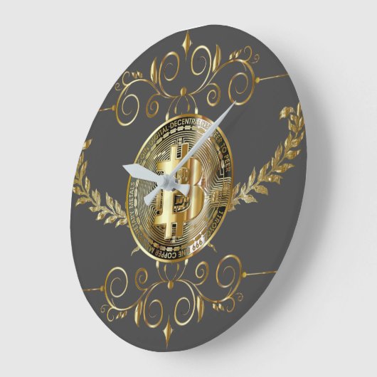 Bitmunt Gold Coin Brown Grote Klok (Hoek)