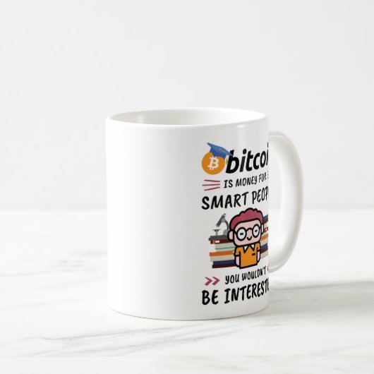 Bitmunt is geld voor slimme mensen, Crypto Nerd Koffiemok (Voorkant rechts)