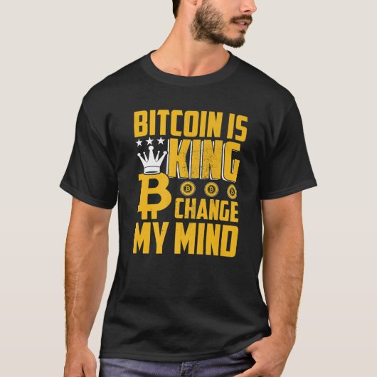 Bitmunt is King BTC Cryptocurrency Crypto  T-shirt (Voorkant)