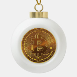 Bitmunt keramische kerstversiering bal ornament
