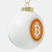 Bitmunt kerstboomversiering crypto Holiday Keramische Bal Ornament (Links)
