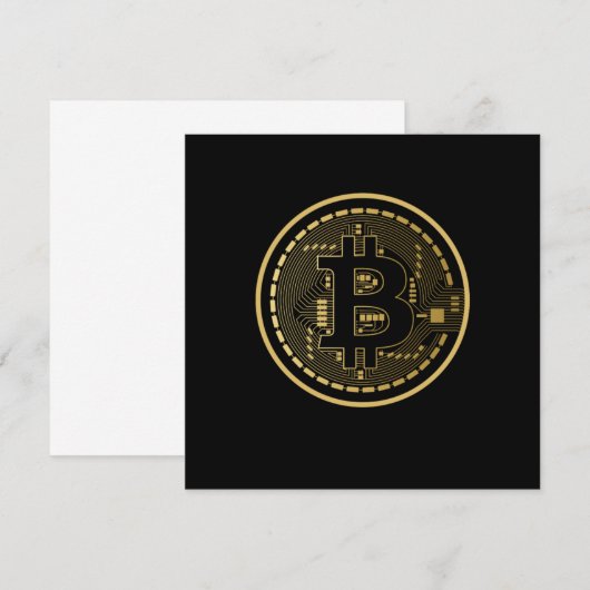 Bitmunt Logo BTC Crypto Mining Cryptocurrency Cryp Kaart (Voorkant / Achterkant)