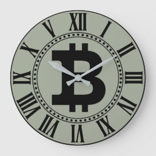 Bitmunt logo graphics business, kantoor wall grote klok