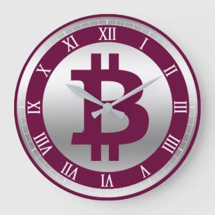 Bitmunt logo graphics business, kantoor wall grote klok
