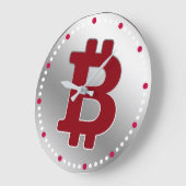 Bitmunt logo graphics business, kantoor wall grote klok (Hoek)