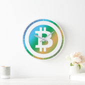 Bitmunt logo graphics business, kantoor wall grote klok (Huis)