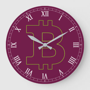 Bitmunt logo graphics business, kantoor wall grote klok