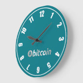 Bitmunt logo graphics business, kantoor wall grote klok (Hoek)