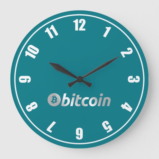 Bitmunt logo graphics business, kantoor wall grote klok (Voorkant)