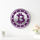 Bitmunt logo graphics business, kantoor wall grote klok (Huis)