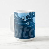 Bitmunt logo koffiemok (Voorkant links)