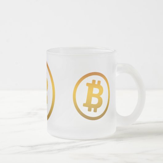 Bitmunt logo matglas koffiemok (Rechts)