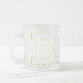 Bitmunt logo matglas koffiemok (Links)