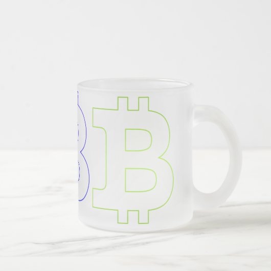 Bitmunt logo matglas koffiemok (Rechts)