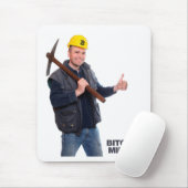 Bitmunt logo muismat (Met muis)