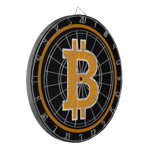 Bitmunt Logo Symbool Cryptocurrency Coin dartboard Dartbord (Voorkant Links)