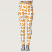 Bitmunt Logo Witte Leggings (Voorkant)