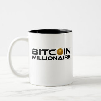 Bitmunt Millionaire Crypto Ethereum Investor Tweekleurige Koffiemok
