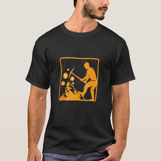 Bitmunt Miner Btc Mijnbouw Cryptocurrency Digital T-shirt (Voorkant)