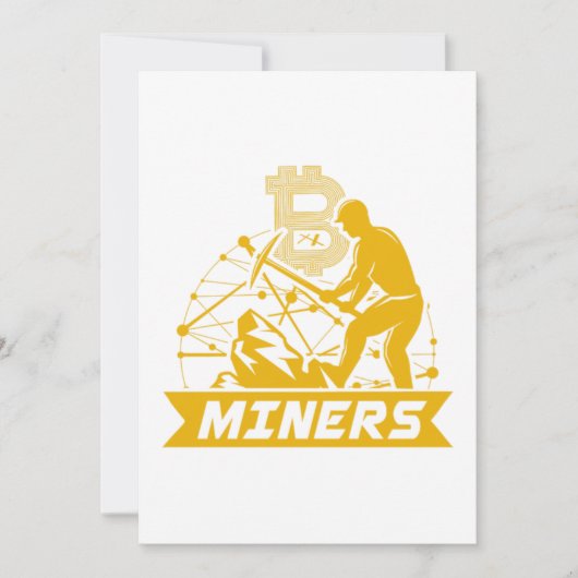 Bitmunt Miner Crypto Mining BTC Cryptocurrency Gif Kaart (Voorkant)