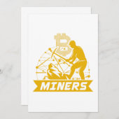 Bitmunt Miner Crypto Mining BTC Cryptocurrency Gif Kaart (Voorkant / Achterkant)