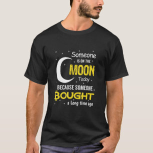 Bitmunt Moon Koop en greep Handelaar Crypto T-shirt