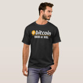 Bitmunt Moon of Hodl Fun Bitcoin Blockchain Crypto T-shirt (Voorkant volledig)