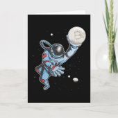 Bitmunt naar de maan Astronaut Kaart (Voorkant)