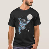 Bitmunt naar de maan Astronaut T-shirt (Voorkant)
