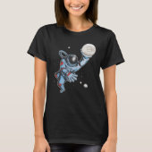 Bitmunt naar de maan Astronaut T-shirt (Voorkant)