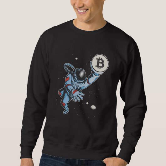 Bitmunt naar de maan Astronaut Trui (Voorkant)