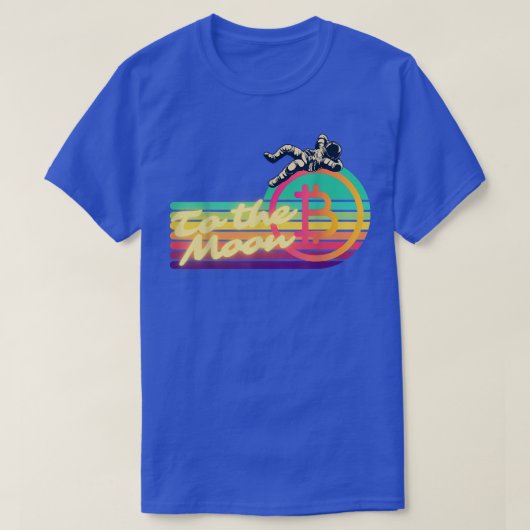 Bitmunt naar de motorastronaut crypto Inves T-shirt (Design voorkant)