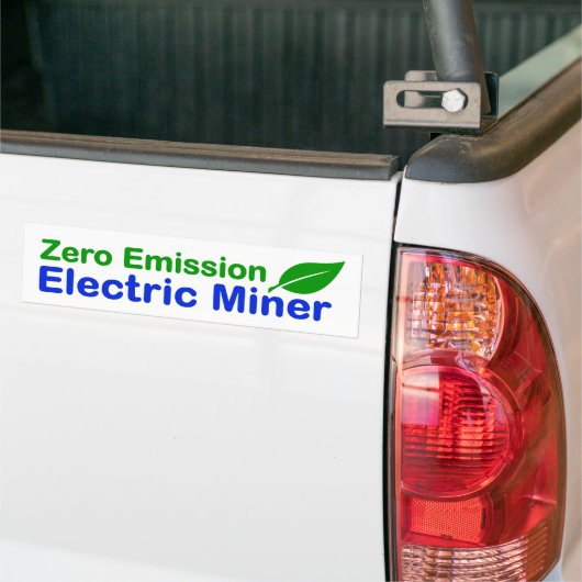 Bitmunt Nero Emission Electric Miner Bumpersticker (Op Truck)
