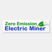 Bitmunt Nero Emission Electric Miner Bumpersticker (Voorkant)